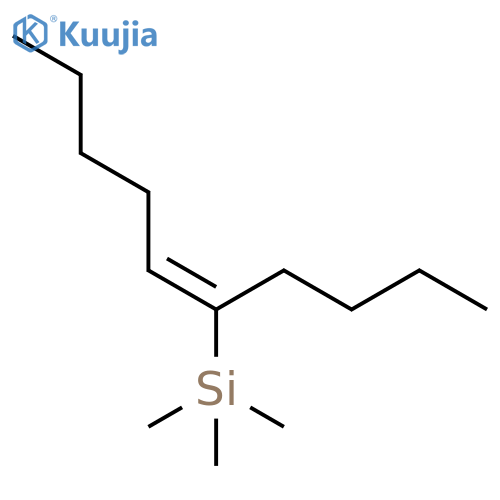 Silane, [(1E)-1-butyl-1-hexen-1-yl]trimethyl- structure