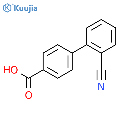4-(2-Cyanophenyl)benzoic acid structure