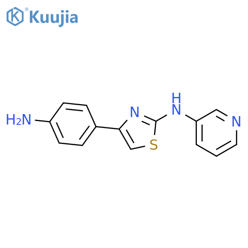 N-4-(4-aminophenyl)-1,3-thiazol-2-ylpyridin-3-amine structure