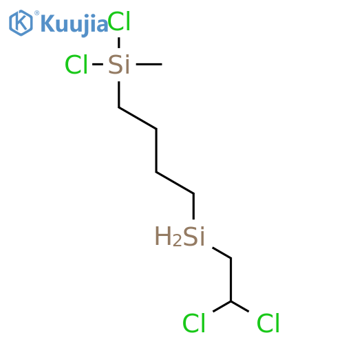 Silane, dichloro[4-(dichloroethylsilyl)butyl]methyl- structure