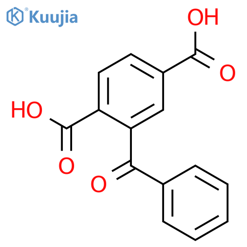 2-benzoylbenzene-1,4-dicarboxylic acid structure