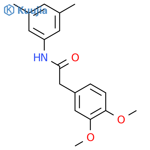 2-(3,4-dimethoxyphenyl)-N-(3,5-dimethylphenyl)acetamide structure