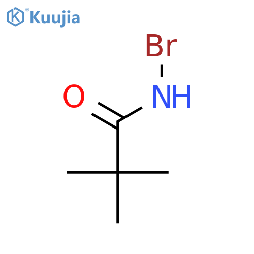 Propanamide, N-bromo-2,2-dimethyl- structure