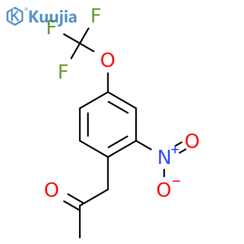 1-(2-Nitro-4-trifluoromethoxy-phenyl)-propan-2-one structure