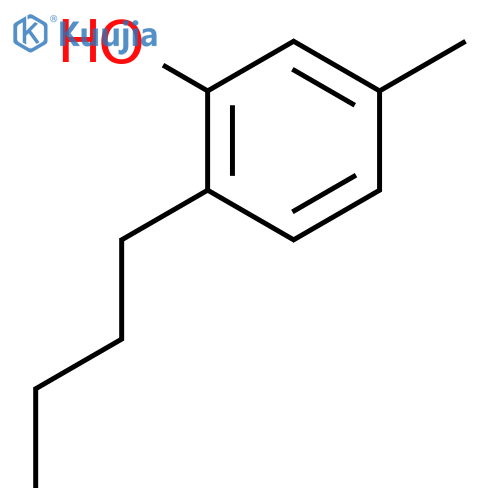 2-butyl-5-methylphenol structure