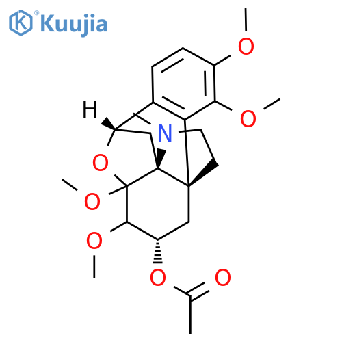 Dihydroepistephamiersine 6-acetate structure