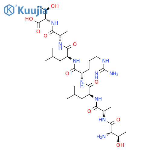 L-THREONINE, L-THREONYL-L-ALANYL-L-LEUCYL-L-ARGINYL-L-LEUCYL-L-ALANYL- structure