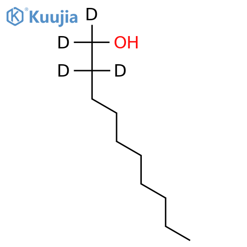 n-Decyl-1,1,2,2-d4 Alcohol structure
