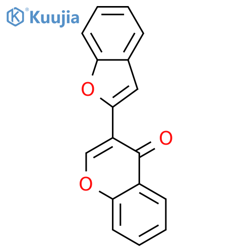 3-(1-benzofuran-2-yl)-4H-chromen-4-one structure