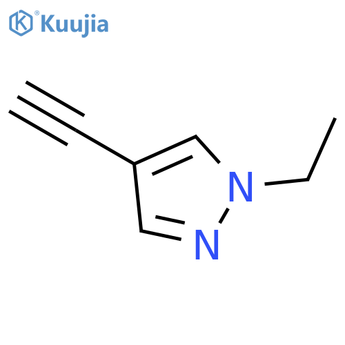 1-ethyl-4-ethynyl-1H-pyrazole structure