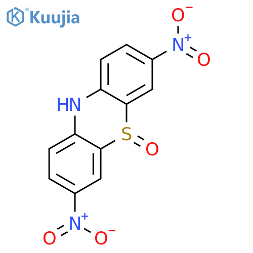 10H-Phenothiazine,3,7-dinitro-, 5-oxide structure