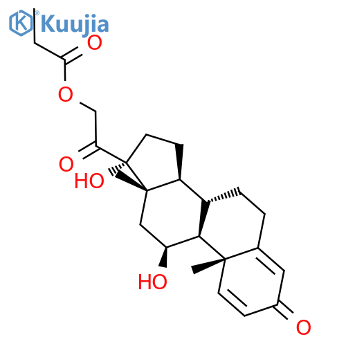 Prednisolone 21-propionate structure
