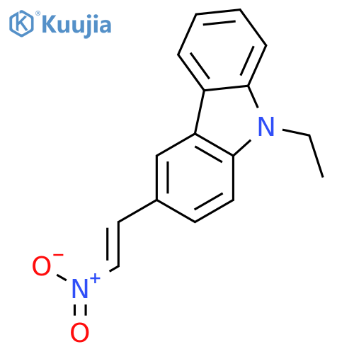 9H-Carbazole,9-ethyl-3-(2-nitroethenyl)- structure