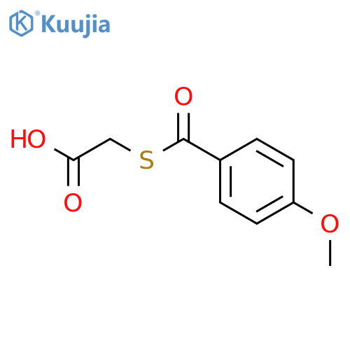 (4-Methoxybenzoyl)thioacetic acid structure