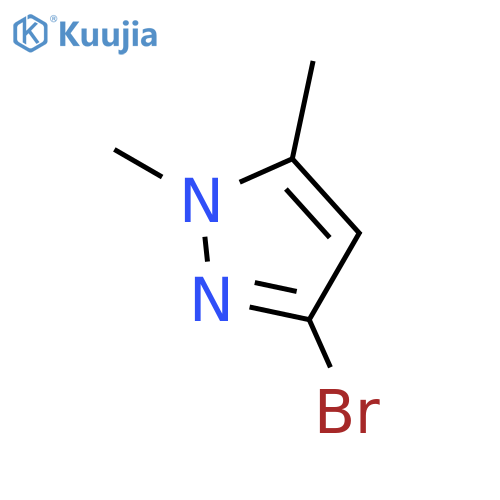3-bromo-1,5-dimethyl-pyrazole structure