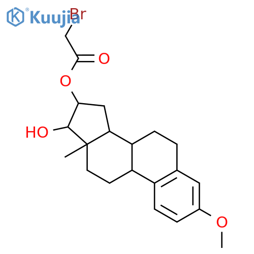 Estra-1,3,5(10)-triene-16,17-diol,3-methoxy-, 16-(bromoacetate), (16a,17b)- (9CI) structure