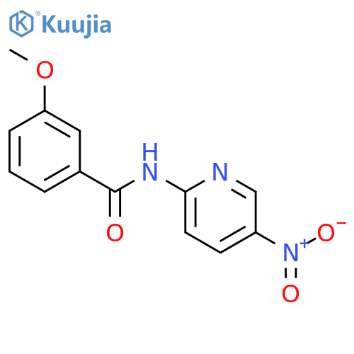 3-Methoxy-N-(5-nitro-pyridin-2-yl)-benzamide structure