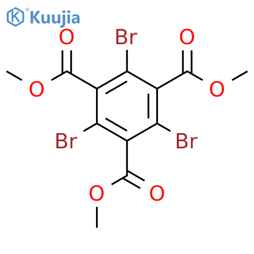 1,3,5-Benzenetricarboxylic acid, 2,4,6-tribromo-, trimethyl ester structure