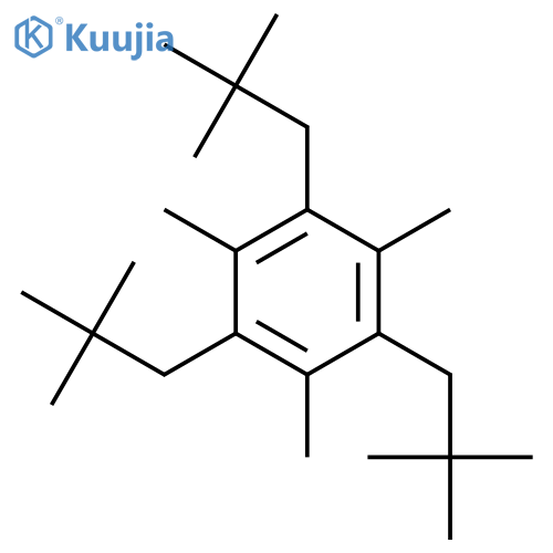 Benzene, 1,3,5-tris(2,2-dimethylpropyl)-2,4,6-trimethyl- structure