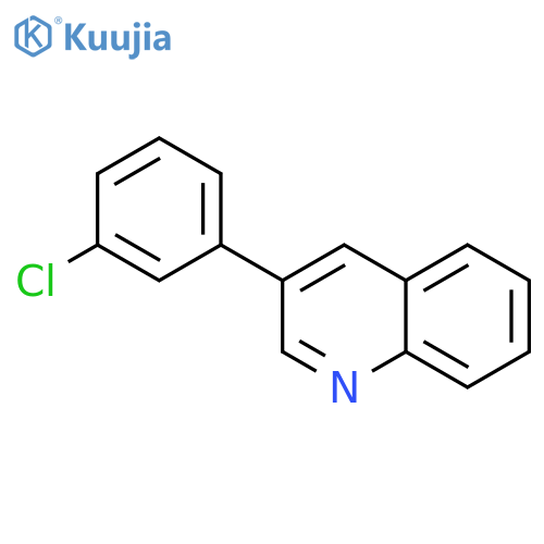 3-(3-CHLORO-PHENYL)-QUINOLINE structure