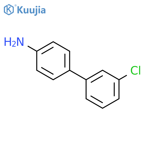 [1,1'-Biphenyl]-4-amine,3'-chloro- structure