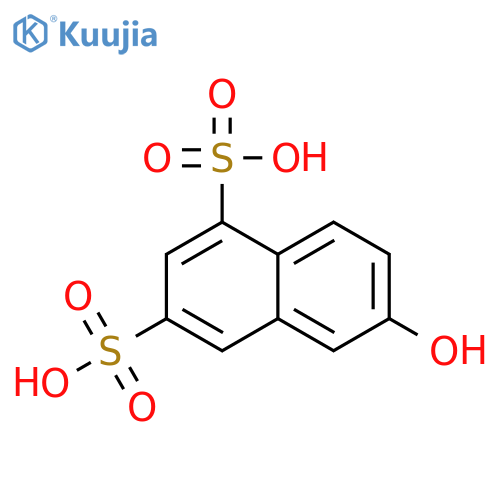 2-Naphthol-5,7-disulfonic acid structure