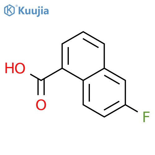 6-Fluoronaphthalene-1-carboxylic acid structure