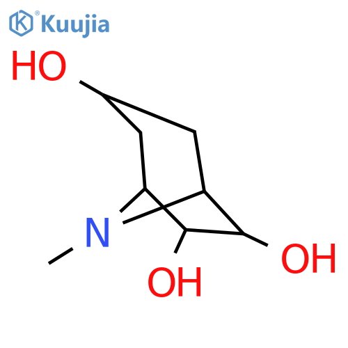 8-Methyl-8-azabicyclo[3.2.1]octane-3,6,7-triol structure