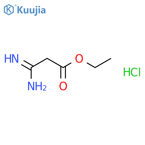 3-Amino-3-imino-propanoic acid, ethyl ester hydrochloride structure