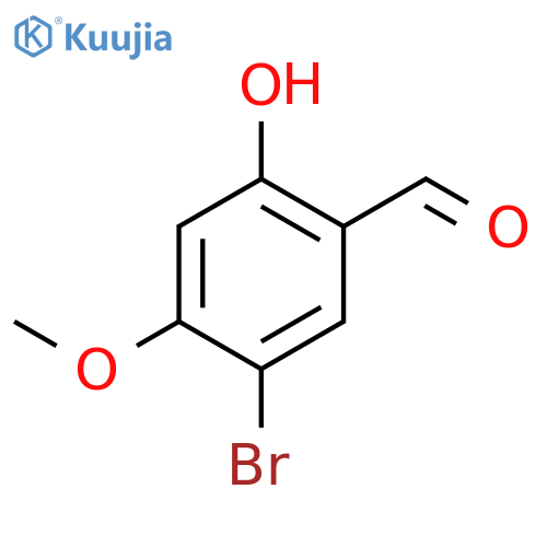 5-Bromo-2-hydroxy-4-methoxybenzaldehyde structure