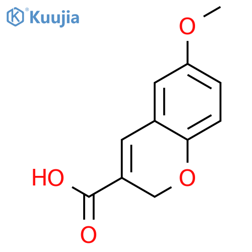 6-Methoxy-2H-chromene-3-carboxylic acid structure