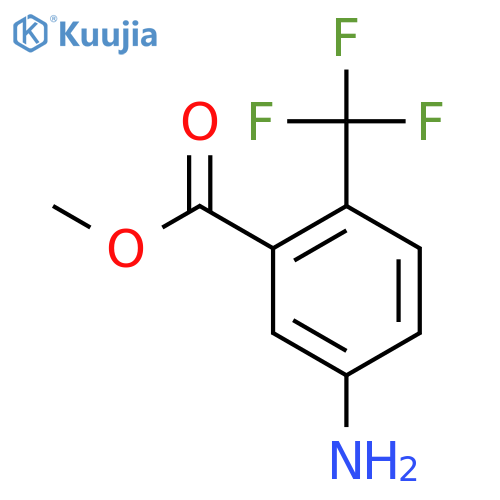 Methyl 5-amino-2-(trifluoromethyl)benzoate structure