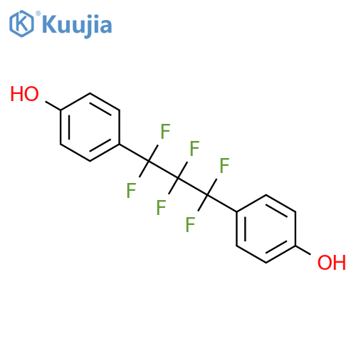 Phenol,4,4'-(1,1,2,2,3,3-hexafluoro-1,3-propanediyl)bis- (9CI) structure