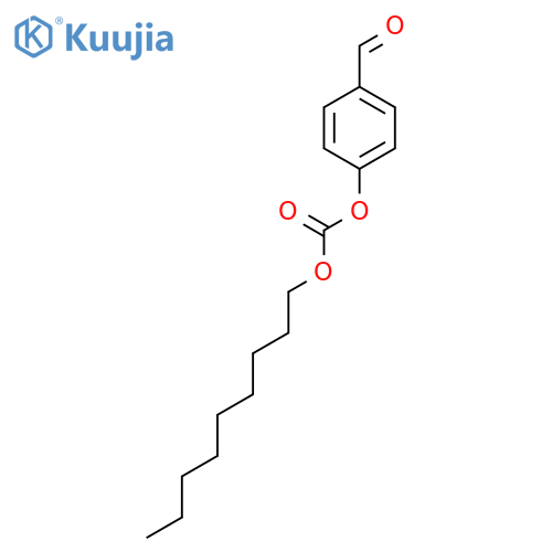 Carbonic acid, 4-formylphenyl nonyl ester structure