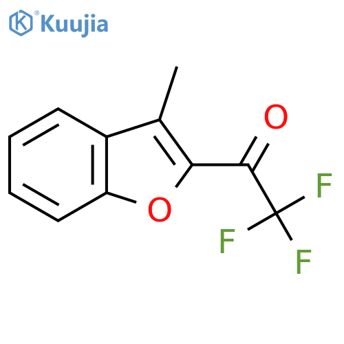 2,2,2-Trifluoro-1-(3-methyl-2-benzofuranyl)ethanone structure