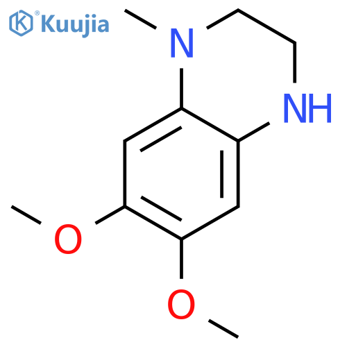 Quinoxaline,1,2,3,4-tetrahydro-6,7-dimethoxy-1-methyl- structure