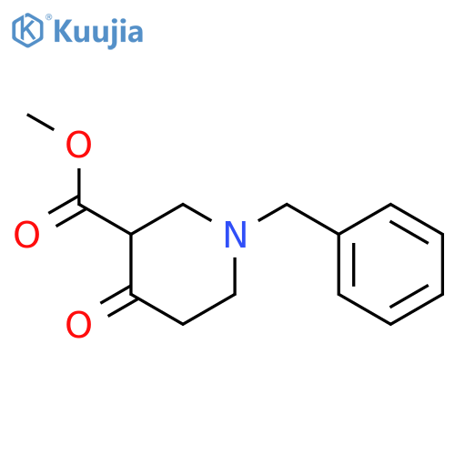 1-Benzyl-3-(methoxycarbonyl)-4-piperidone structure