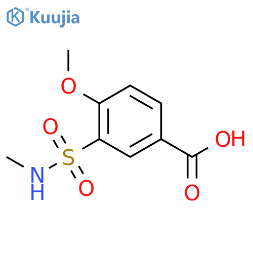 4-Methoxy-3-(methylsulfamoyl)benzoic Acid structure