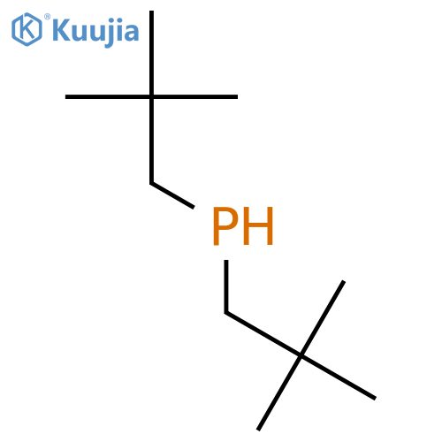 Bis(2,2-dimethylpropyl)phosphane structure