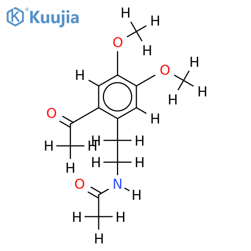 N-(2-Acetyl-4,5-dimethoxy-phenaethyl)-acetamid structure