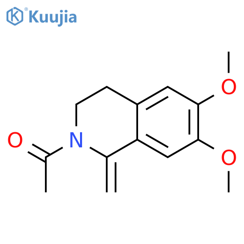 Ethanone,1-(3,4-dihydro-6,7-dimethoxy-1-methylene-2(1H)-isoquinolinyl)- structure