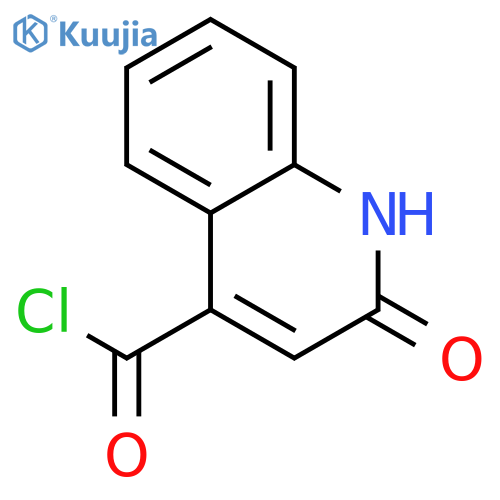 4-Quinolinecarbonylchloride, 1,2-dihydro-2-oxo- structure