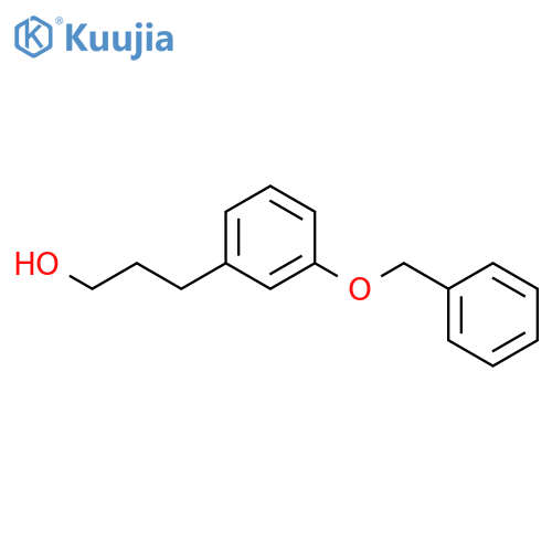 Benzenepropanol, 3-(phenylmethoxy)- structure