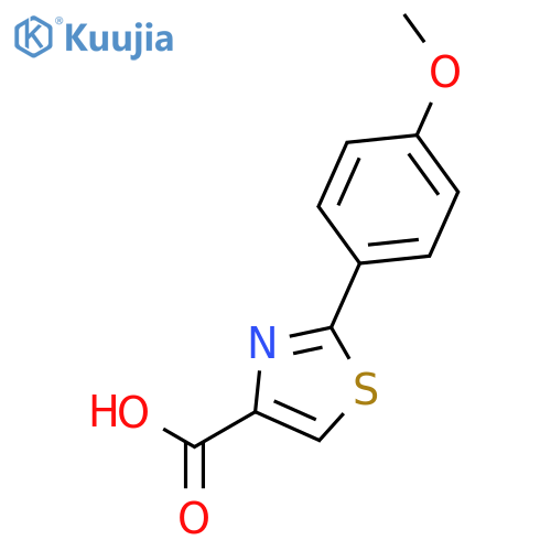 2-(4-Methoxyphenyl)-1,3-thiazole-4-carboxylic acid structure