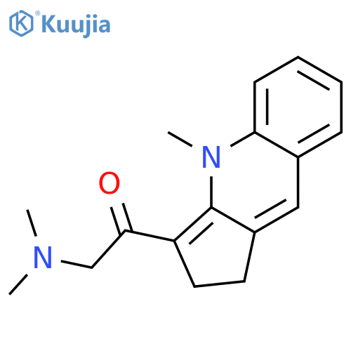 Ethanone,1-(2,4-dihydro-4-methyl-1H-cyclopenta[b]quinolin-3-yl)-2-(dimethylamino)- structure