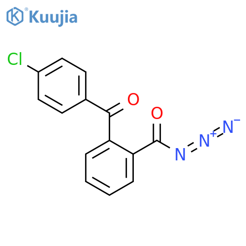 2-(4-Chlorobenzoyl)benzoyl azide structure