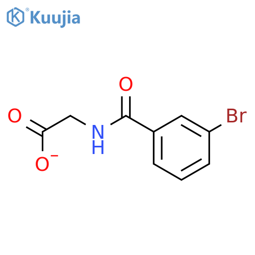 2-(3-Bromophenyl)formamidoacetic Acid structure