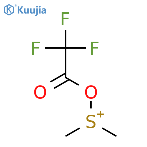 Sulfonium,dimethyl[(2,2,2-trifluoroacetyl)oxy]- structure