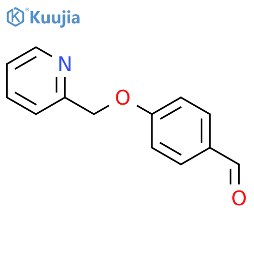 4-[(pyridin-2-yl)methoxy]benzaldehyde structure
