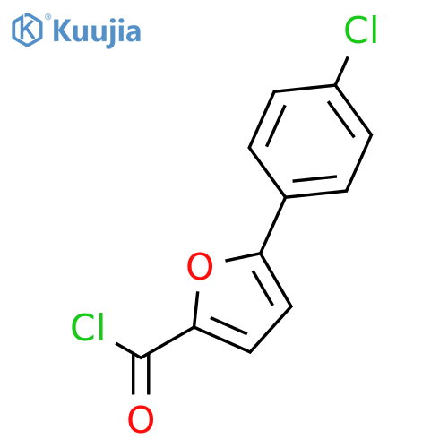 2-Furancarbonyl chloride, 5-(4-chlorophenyl)- structure